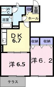 スマイルkの間取り画像