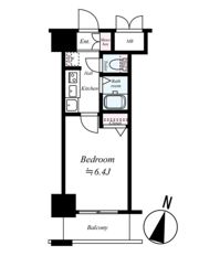 エステムコート梅田・天神橋リバーフロントの間取り画像