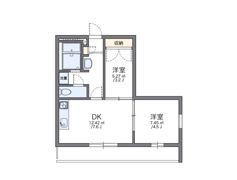レオパレスアクシスAの間取り画像