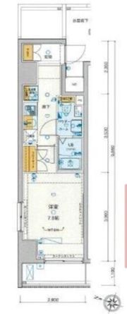 ジェノヴィア板橋本町駅前グリーンヴェールの間取り画像
