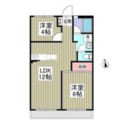 赤芝ハイツの間取り画像