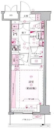 アルテカーサアリビエ綾瀬の間取り画像