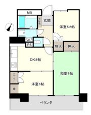 藤和昭和町コープの間取り画像