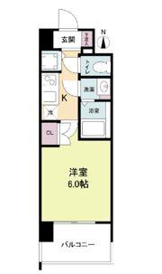 エス・キュート梅田東の間取り画像