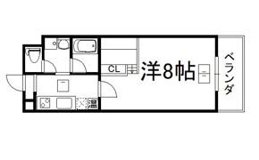 サザンルネス三山木の間取り画像