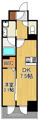 プレジデンス ざ 旦過の間取り画像