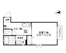 ジュネスUの間取り画像