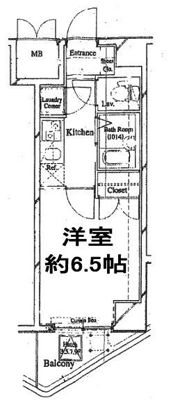 シンシアフォーディ五反田ウエストの間取り画像
