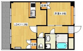 ディア・ベルジュの間取り画像