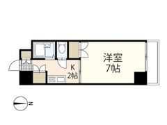 ルミネ東白島の間取り画像