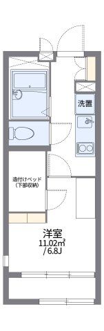レオパレスサクラパークAの間取り画像