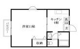 フラット川本の間取り画像