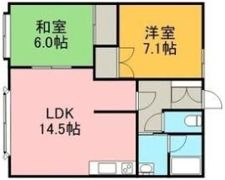 コーポ松本5の間取り画像