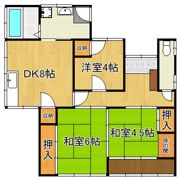 若松区中畑町13番戸建の間取り画像