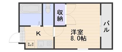 パレス下中野の間取り画像