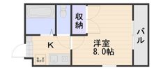 パレス下中野の間取り画像