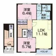 如月荘の間取り画像
