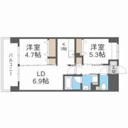 ルチューレ西梅田の間取り画像