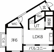三恵第五ハイツの間取り画像