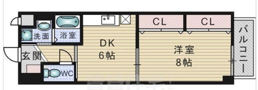 ハイツ東一津屋公輝の間取り画像