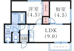 南五葉ハイツの間取り画像