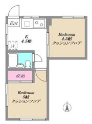 玉川ハイツの間取り画像