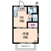 ツインズB棟の間取り画像