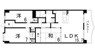 ルモングレース北鈴蘭台の間取り画像