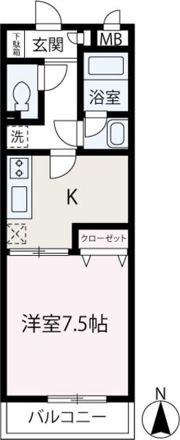ボナール光が丘の間取り画像