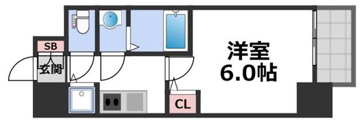 エスリード京橋グレイスの間取り画像