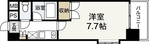 リバーメゾン横川の間取り画像