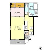 ルミエール大友 A/B/C/Dの間取り画像