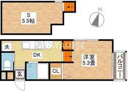 玉園UKの間取り画像