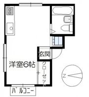 コーポ竹内の間取り画像