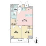 ドゥーエ日暮里の間取り画像