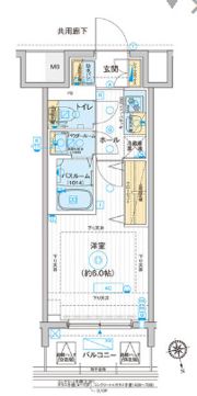 ディームス品川南大井の間取り画像
