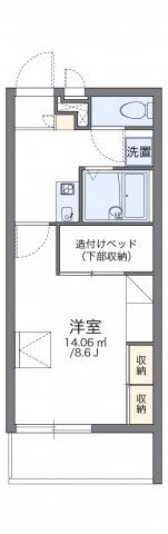 レオパレスわかばの間取り画像