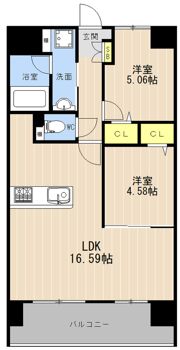 LIBTH菊陽Ⅱの間取り画像