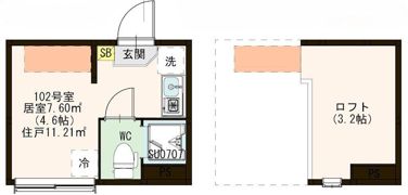 ワイズときわ台の間取り画像