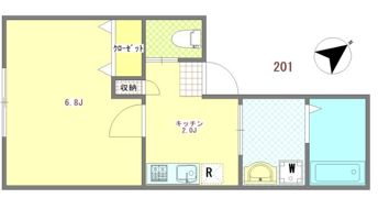 キャメル市川Ⅱの間取り画像