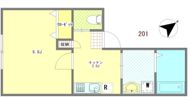 キャメル市川Ⅱの間取り画像