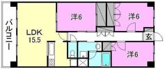 エヌウェル三愛の間取り画像