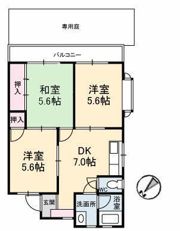 コーポ檜垣の間取り画像