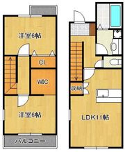 グランスタ馬場山Dコートの間取り画像