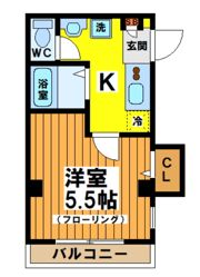 ハイム笹塚の間取り画像