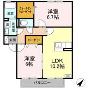 パークハイム A棟の間取り画像