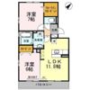 アンベリール A棟の間取り画像
