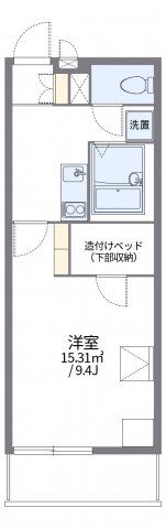 レオパレスグリーンヒルズ花園の間取り画像