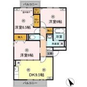 マンマミーヤB棟の間取り画像