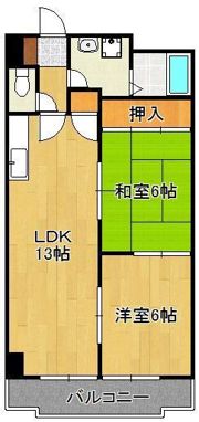 クレベール田町の間取り画像